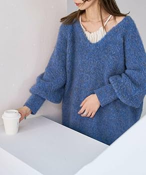 Kastane - kasutane❤️メランジVあきニットプルオーバー 川口春奈 Amazon.co.jp: 川口春奈着用 2022AW Kastane メランジVあき